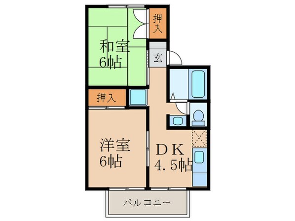 ボンセジュール霧ヶ丘の物件間取画像